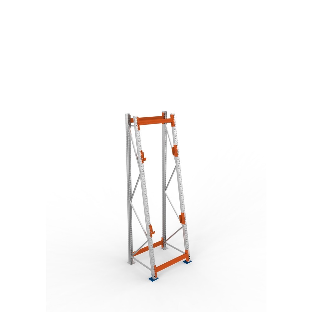 Produktabbildung Nr. 2: META MULTIPAL Kabeltrommelregal Typ 3, GF, HxBxT 3.300 x 900 x 900, komplett für 2 Achsen, verzinkt, RAL 2001 rotorange, A-Ständer