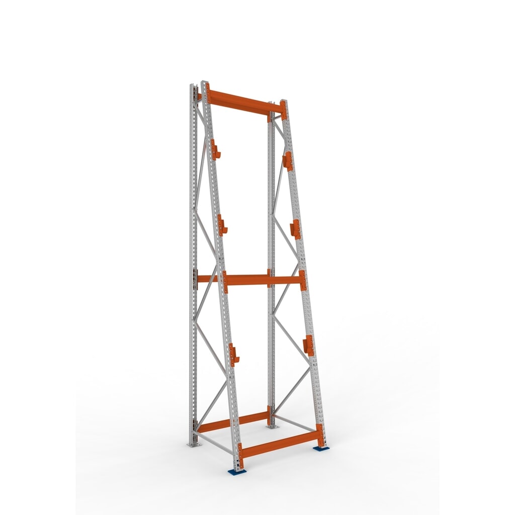 META MULTIPAL Kabeltrommelregal Typ 3, GF, HxBxT 4.400 x 1.100 x 1.100 mm, komplett für 3 Achsen, verzinkt, RAL 2001 rotorange, A-Ständer Produktabbildung: META MULTIPAL Kabeltrommelregal Typ 3, GF, HxBxT 4.400 x 1.100 x 1.100 mm, komplett für 3 Achsen, verzinkt, RAL 2001 rotorange, A-Ständer