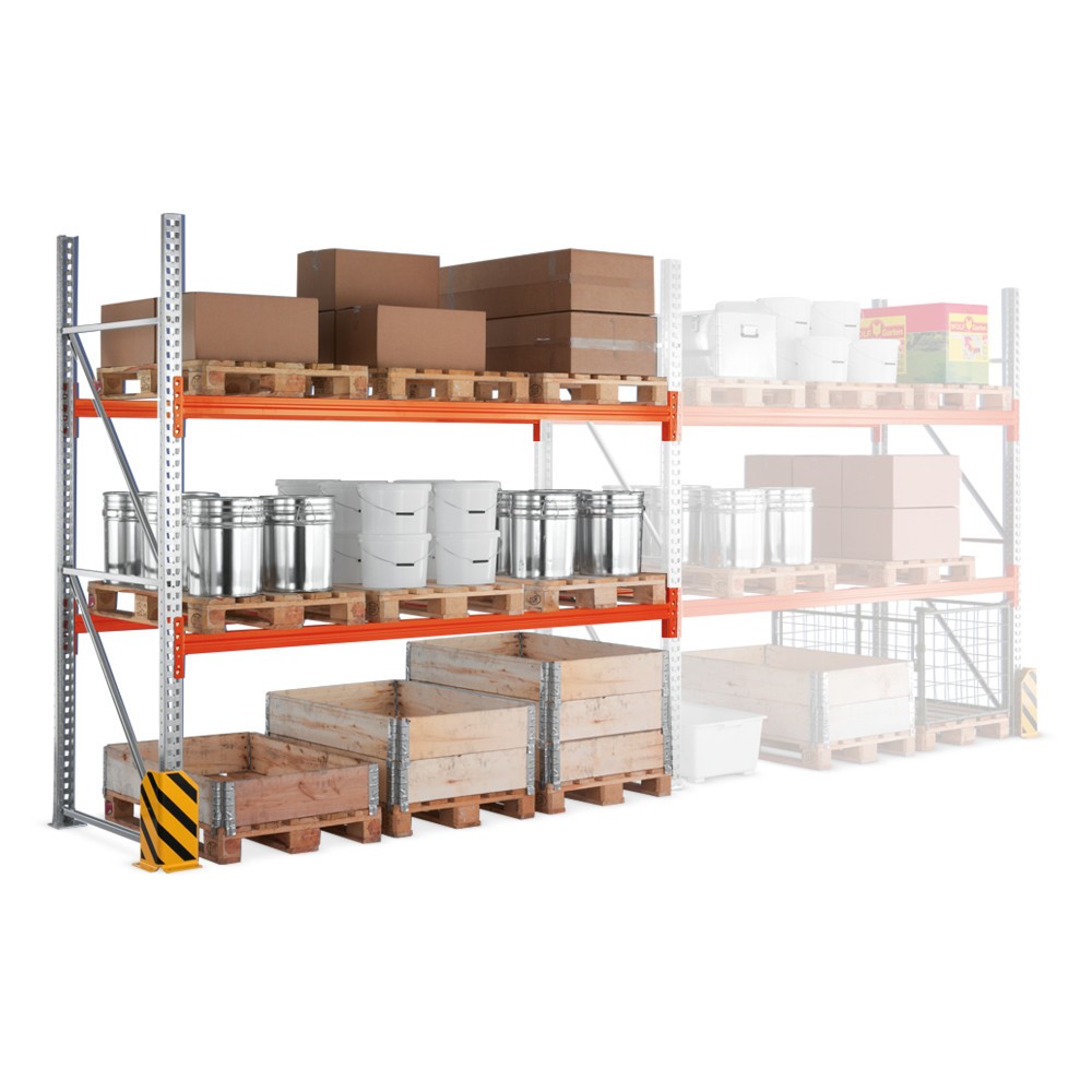 Produktabbildung Nr. 2: META MULTIPAL  Palettenregal , Anbaufeld, Fachlast 1.470 kg, 9 Palettenplätze, 2,7 m Höhe