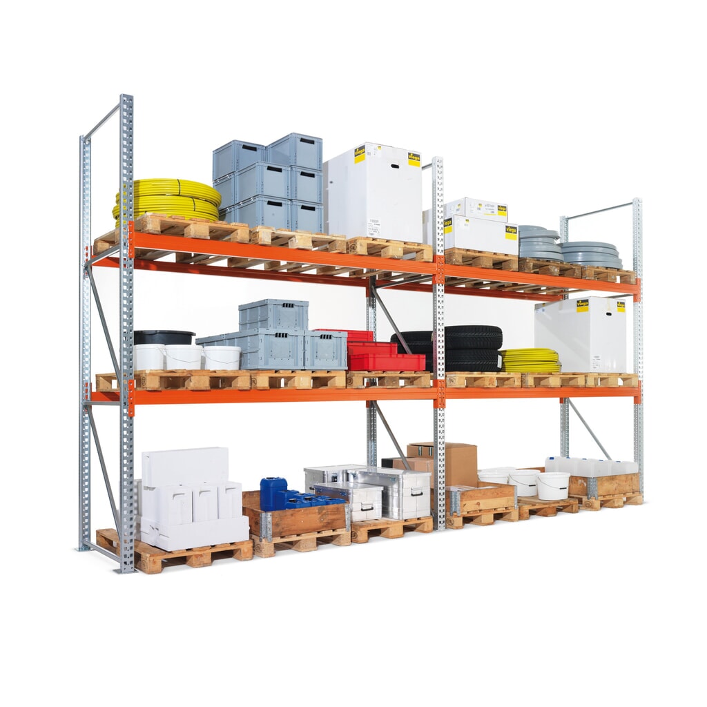 Produktabbildung Nr. 2: META MULTIPAL Palettenregal , Fachlast 2340 kg, 9 Palettenplätze, 2,7 m Höhe, 1 Feld