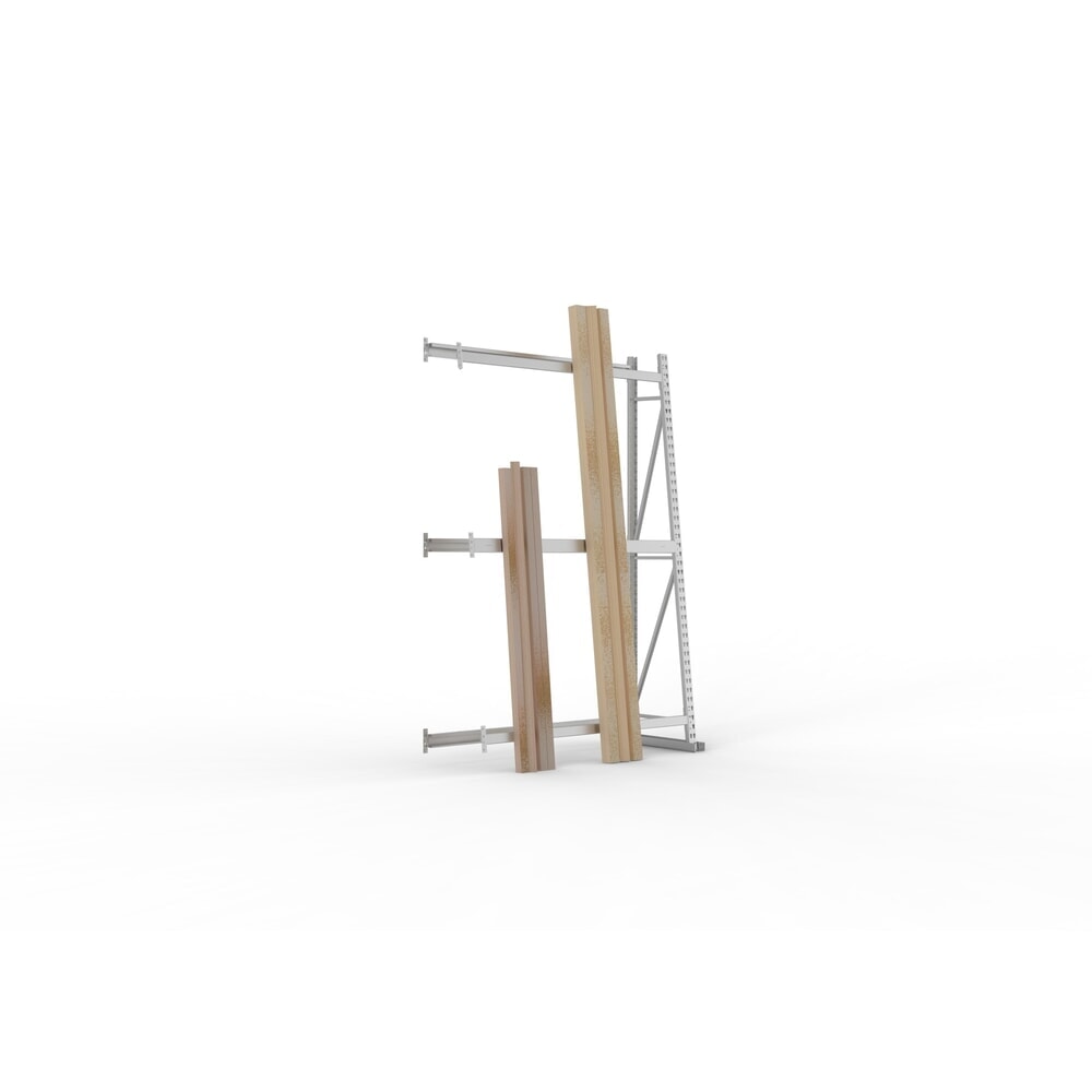 Produktabbildung: META Vertikalregal, einseitig, AF, HxBxT 2.200 x 1.400 x 500 mm