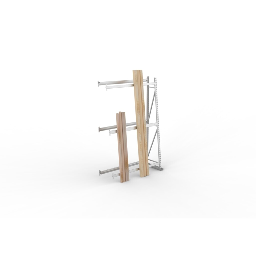 META Vertikalregal, einseitig, AF, HxBxT 2.200 x 1.400 x 500 mm Produktabbildung Nr. 2: META Vertikalregal, einseitig, AF, HxBxT 2.200 x 1.400 x 500 mm