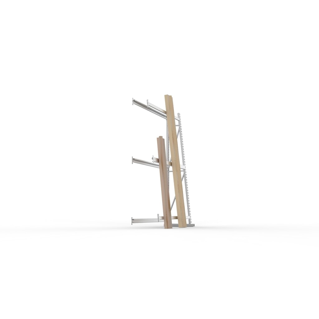 META Vertikalregal, einseitig, AF, HxBxT 2.200 x 1.400 x 500 mm Produktabbildung Nr. 3: META Vertikalregal, einseitig, AF, HxBxT 2.200 x 1.400 x 500 mm