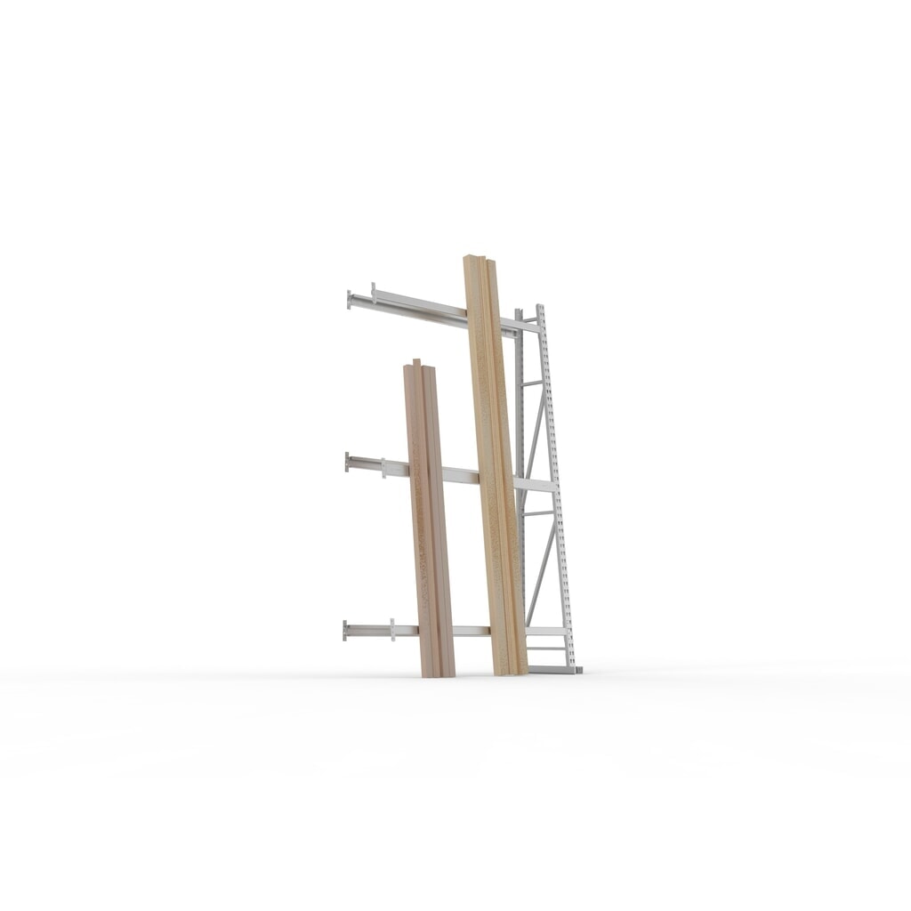 META Vertikalregal, einseitig, AF, HxBxT 2.500 x 1.400 x 500 mm Produktabbildung Nr. 2: META Vertikalregal, einseitig, AF, HxBxT 2.500 x 1.400 x 500 mm