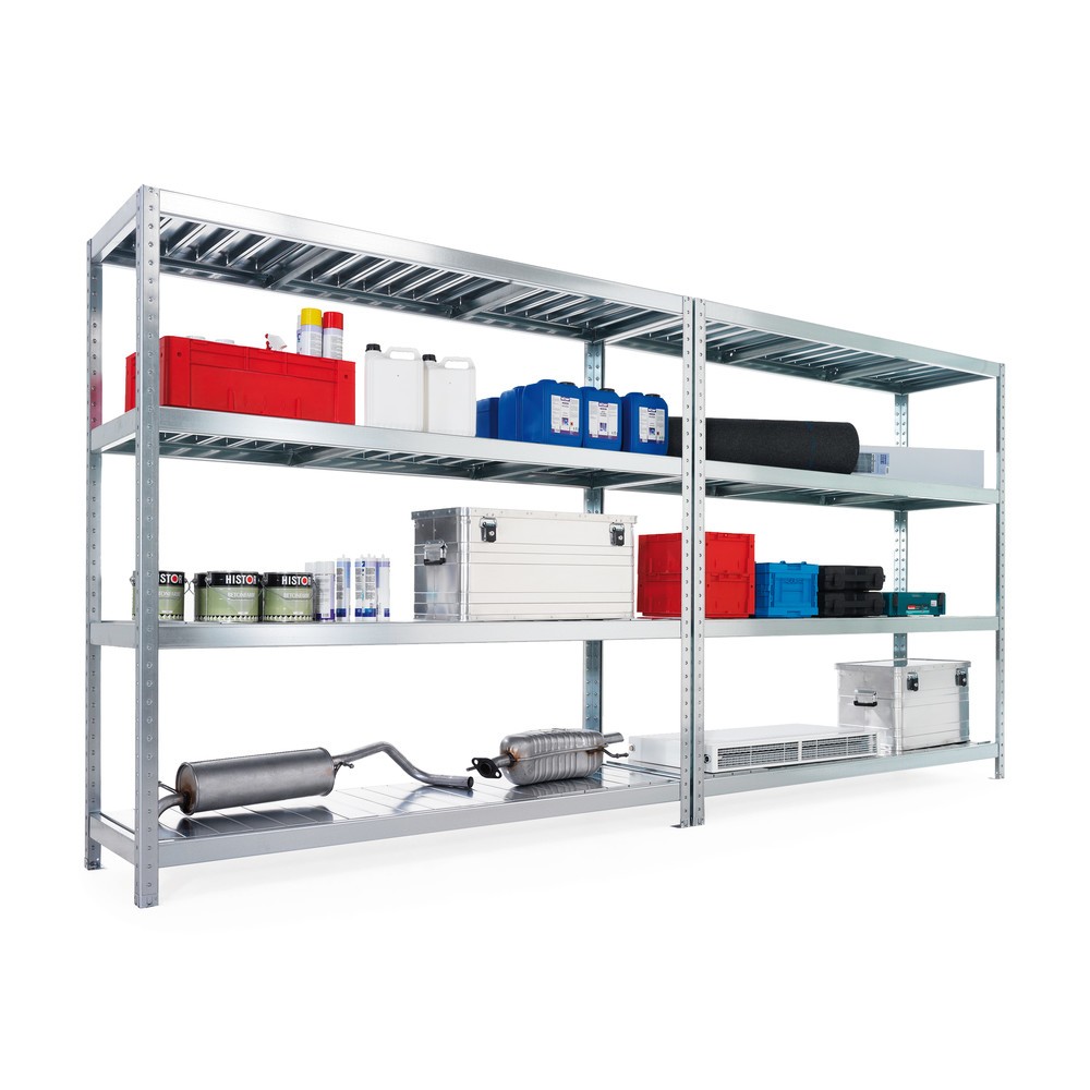 Produktabbildung Nr. 3: META Weitspannregal, mit Stahlpaneelen, FL 500 kg, HxBxT 2.970 x 1.700 x 400 mm