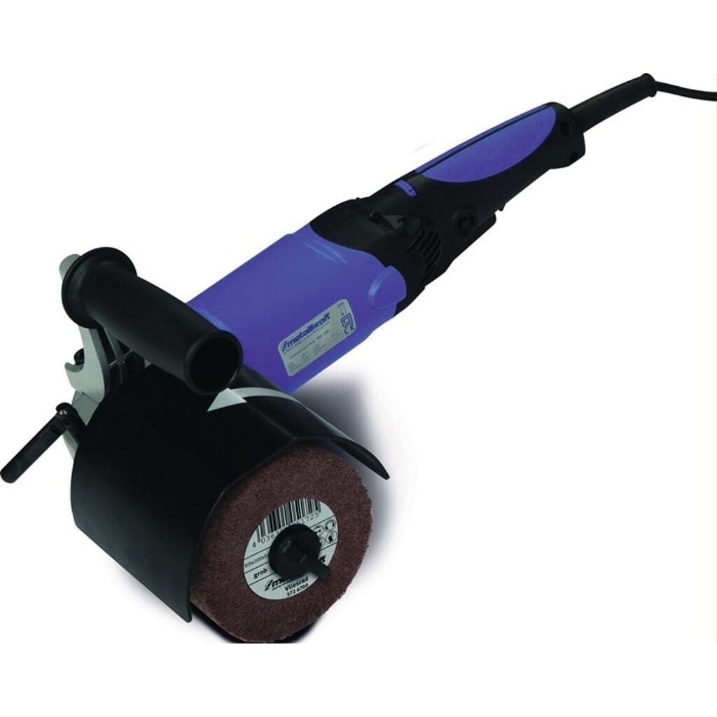METALLKRAFT Satiniermaschine SM 100, 105 mm, 1200 W, 1000-2400 min-¹ Produktabbildung: METALLKRAFT Satiniermaschine SM 100, 105 mm, 1200 W, 1000-2400 min-¹