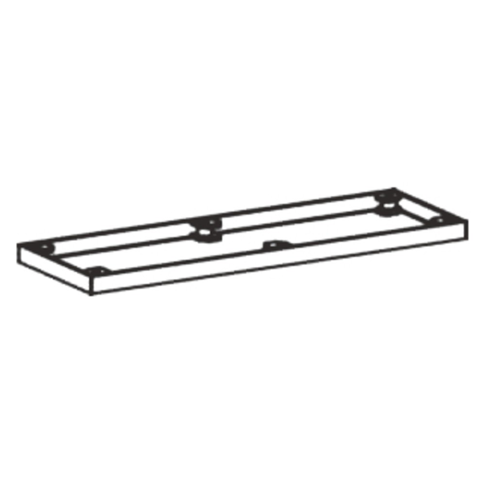 Produktabbildung Nr. 3: Geramöbel Metallsockel für Büroschränke Profi, BxT 50 x 400 mm, schwarz