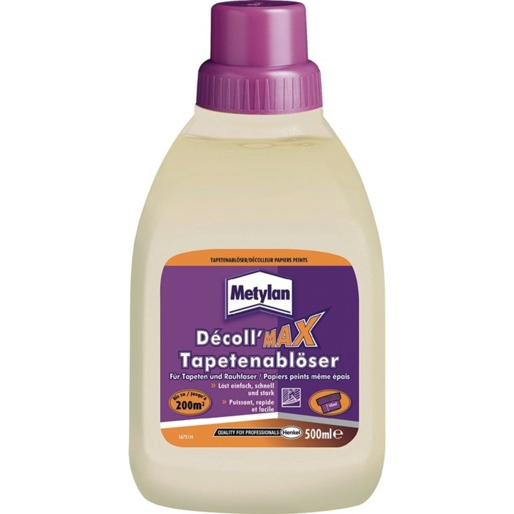 Produktabbildung: METYLAN Tapetenablöser Aktiv, 500 ml, Konzentrat, lösemittelfrei, Flasche