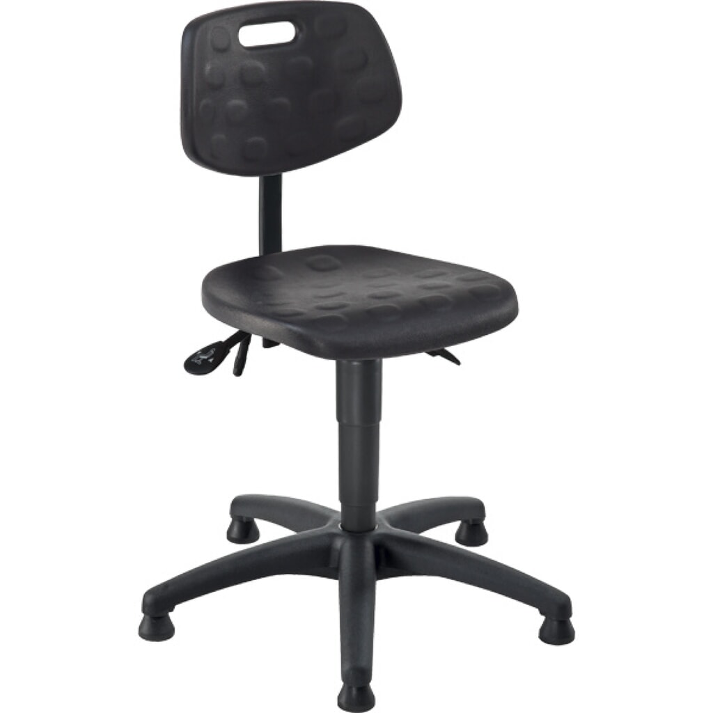 meychair Arbeitsdrehstuhl Ability Polyurethan, Sitzhöhe 470-610 mm, Kunststoffbasis, Bodengleiter Produktabbildung: meychair Arbeitsdrehstuhl Ability Polyurethan, Sitzhöhe 470-610 mm, Kunststoffbasis, Bodengleiter