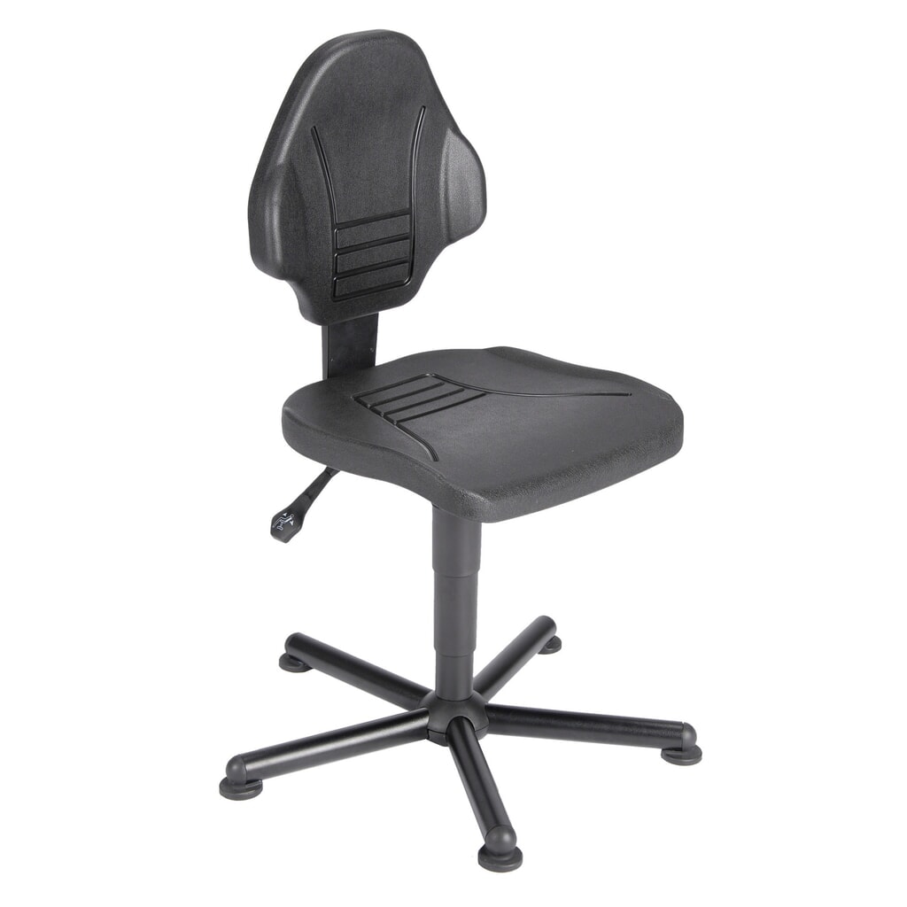 meychair Arbeitsdrehstuhl Assistant, Sitzhöhe 500-640 mm, Stahlbasis, Bodengleiter Produktabbildung: meychair Arbeitsdrehstuhl Assistant, Sitzhöhe 500-640 mm, Stahlbasis, Bodengleiter