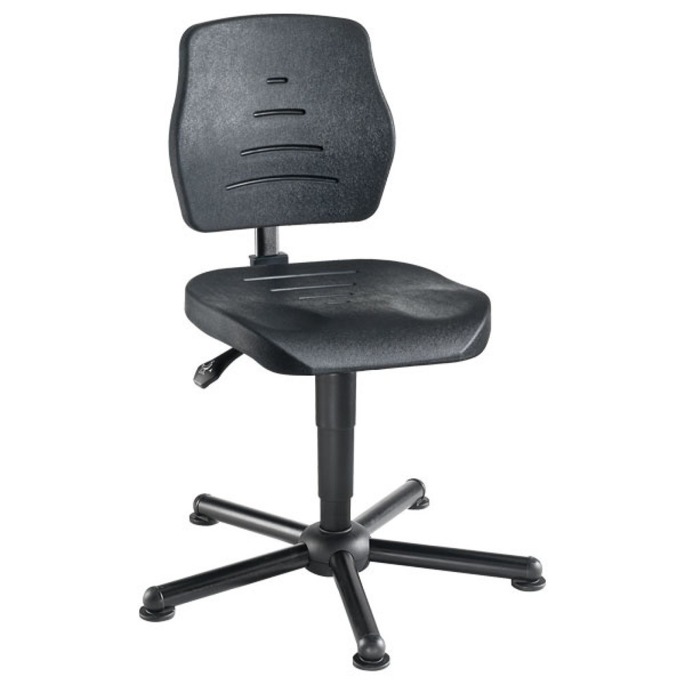 Produktabbildung: meychair Arbeitsdrehstuhl Workster Komplex XXL, bis 170 kg belastbar, Stahlbasis, Bodengleiter