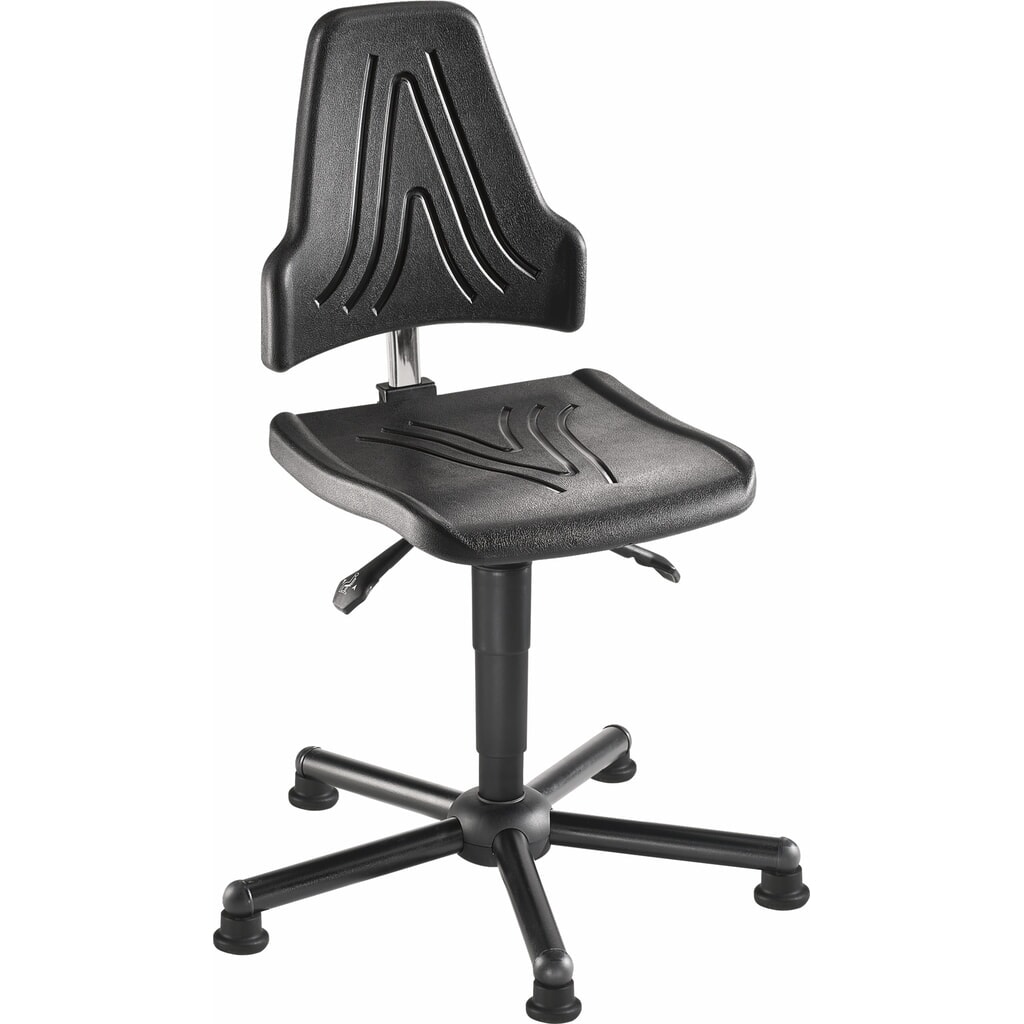 Produktabbildung: meychair Arbeitsdrehstuhl Workster Komplex XXL ESD, PU-Schaum, Bodengleiter
