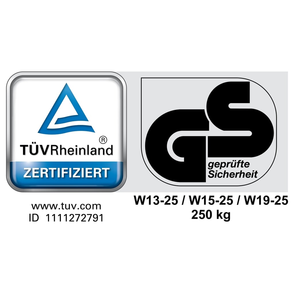 meychair Arbeitsdrehstuhl Workster Komplex XXL, Sitzhöhe 470-610 mm, Tragkraft 250 kg, Rollen Produktabbildung Nr. 2: meychair Arbeitsdrehstuhl Workster Komplex XXL, Sitzhöhe 470-610 mm, Tragkraft 250 kg, Rollen