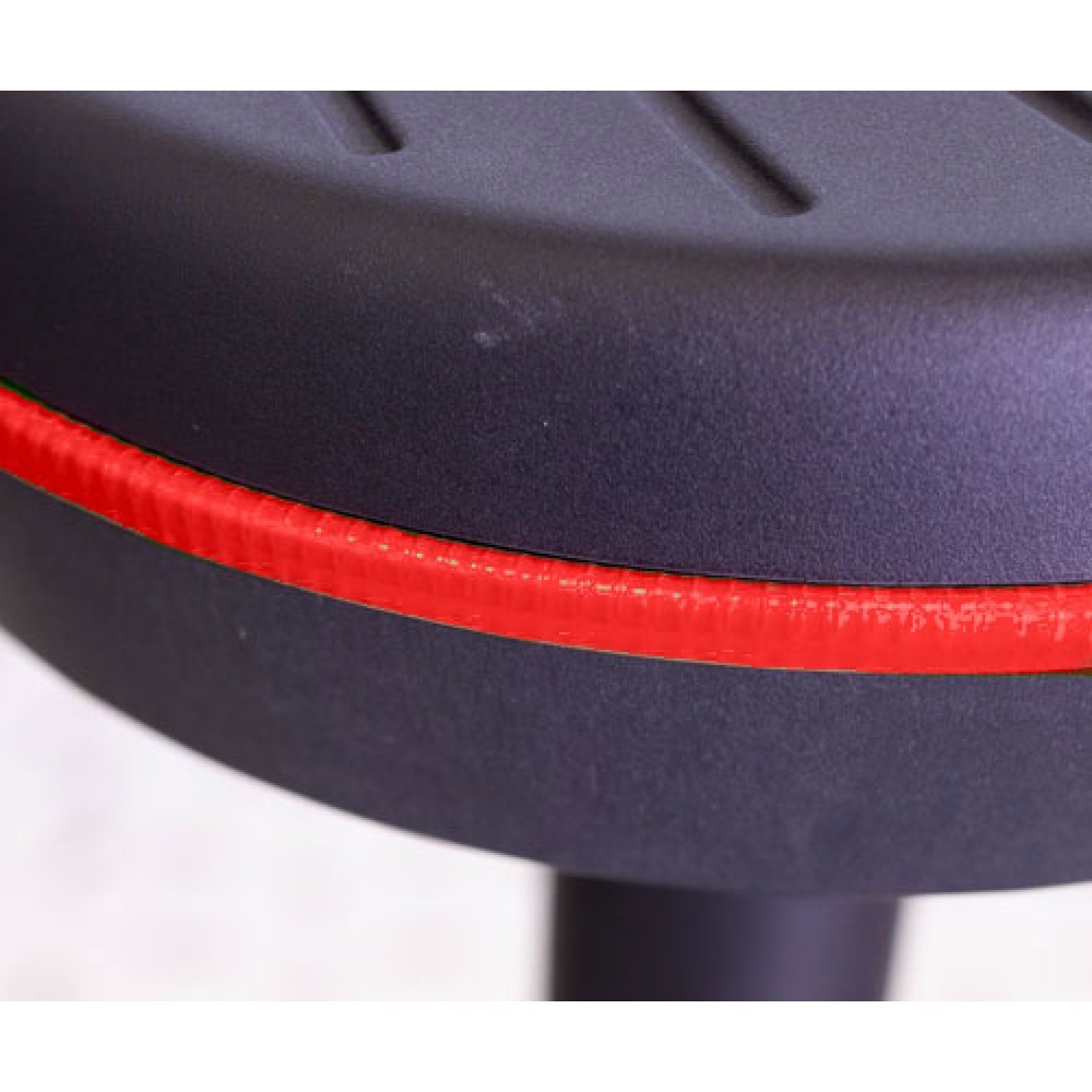 Produktabbildung Nr. 2: meychair Arbeitsdrehstuhl  Workster PRO mit Rollen, Kederfarbe rot