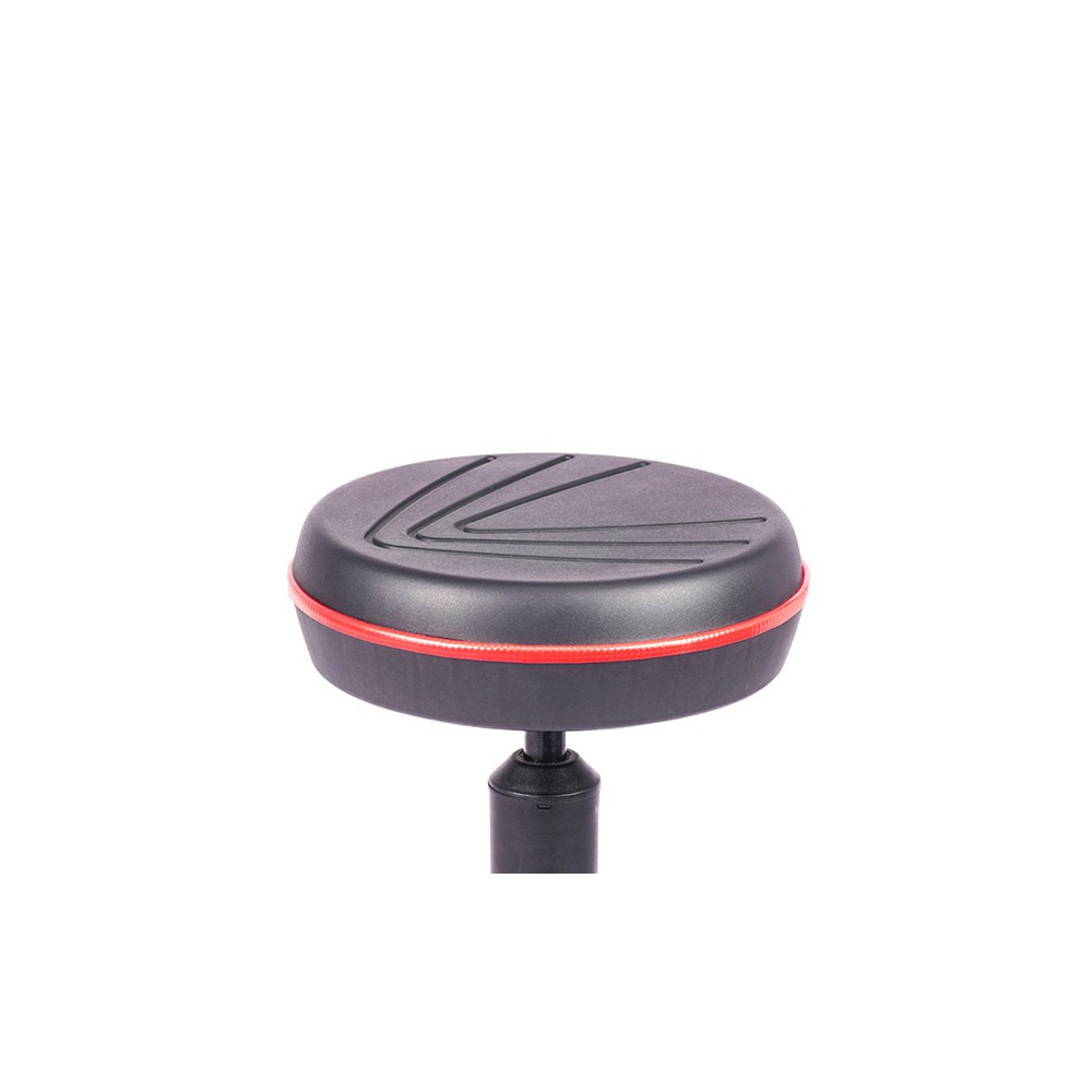 Produktabbildung Nr. 2: meychair Hocker A30 PRO mit Rollen, Kederfarbe rot