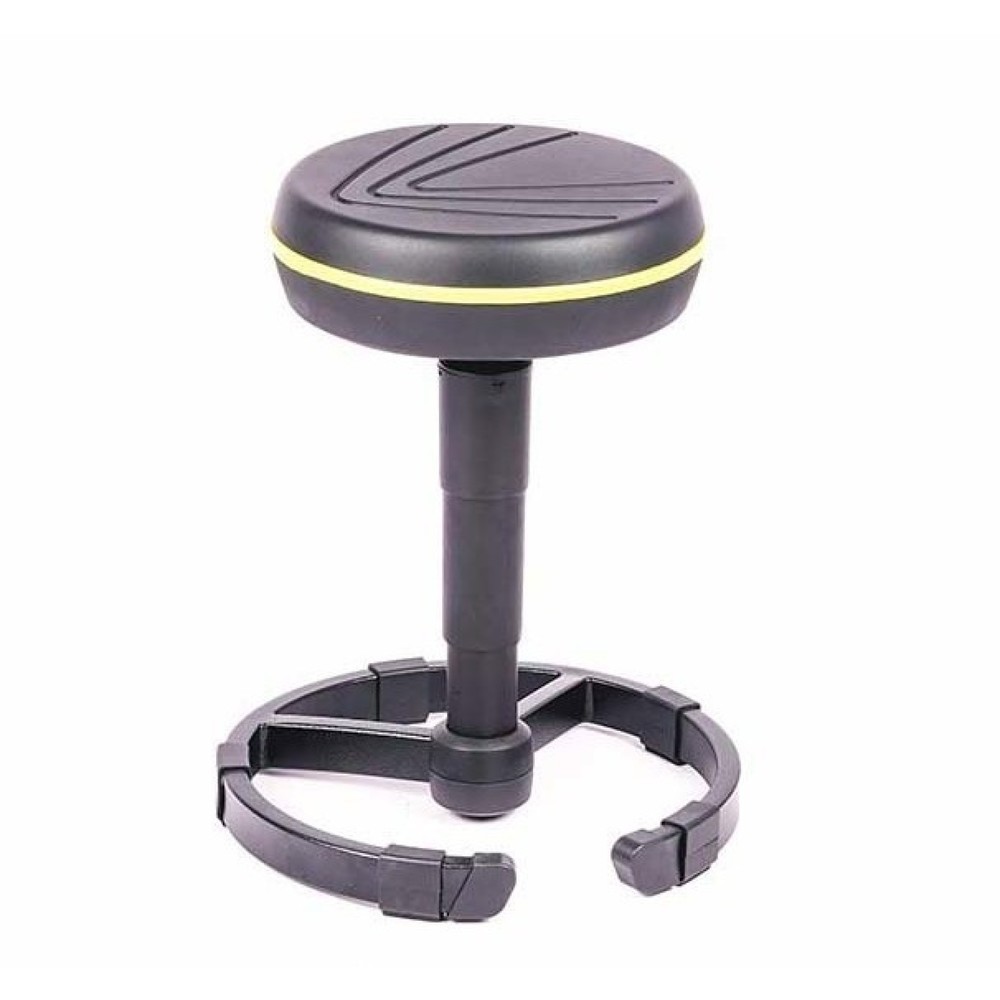 meychair Hocker A30 PRO mit Standfuß, Kederfarbe gelb Produktabbildung: meychair Hocker A30 PRO mit Standfuß, Kederfarbe gelb