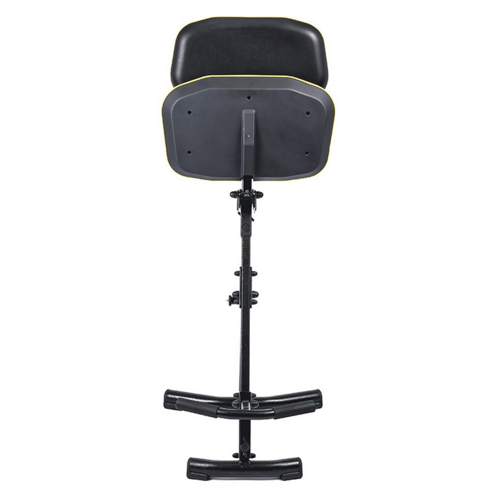 Produktabbildung Nr. 2: meychair Stehhilfe AF30 PRO mit Rückenlehne und Aufstiegshilfe, Kederfarbe gelb