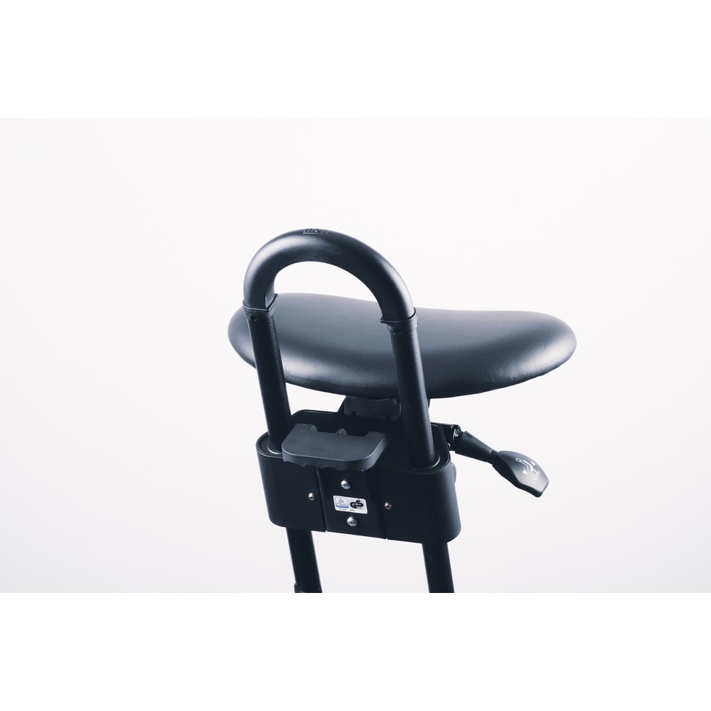 Produktabbildung Nr. 4: meychair Stehhilfe mit Rollen, neigbarer Kunstledersitz, Sitzhöhe 615-860 mm