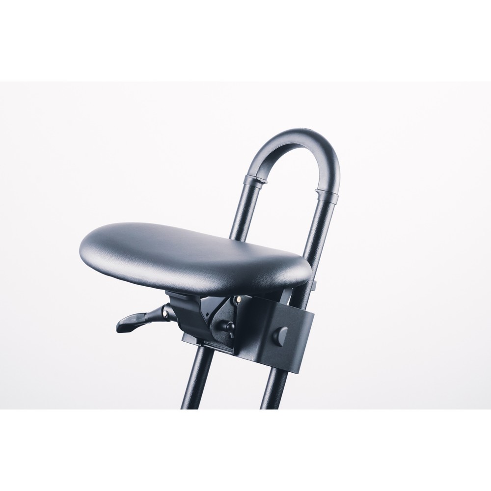Produktabbildung Nr. 9: meychair Stehhilfe mit Rollen, neigbarer Kunstledersitz, Sitzhöhe 615-860 mm