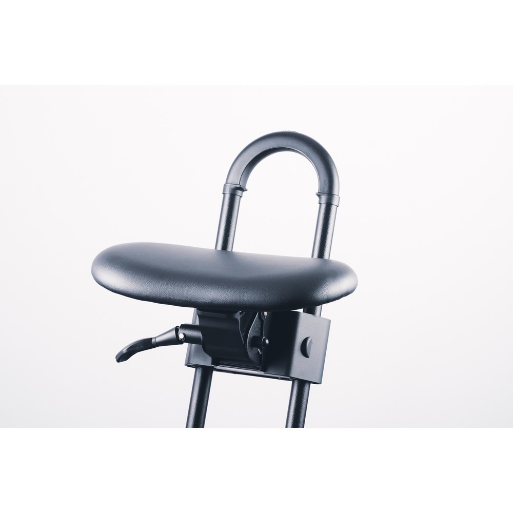 Produktabbildung Nr. 10: meychair Stehhilfe mit Rollen, neigbarer Kunstledersitz, Sitzhöhe 615-860 mm