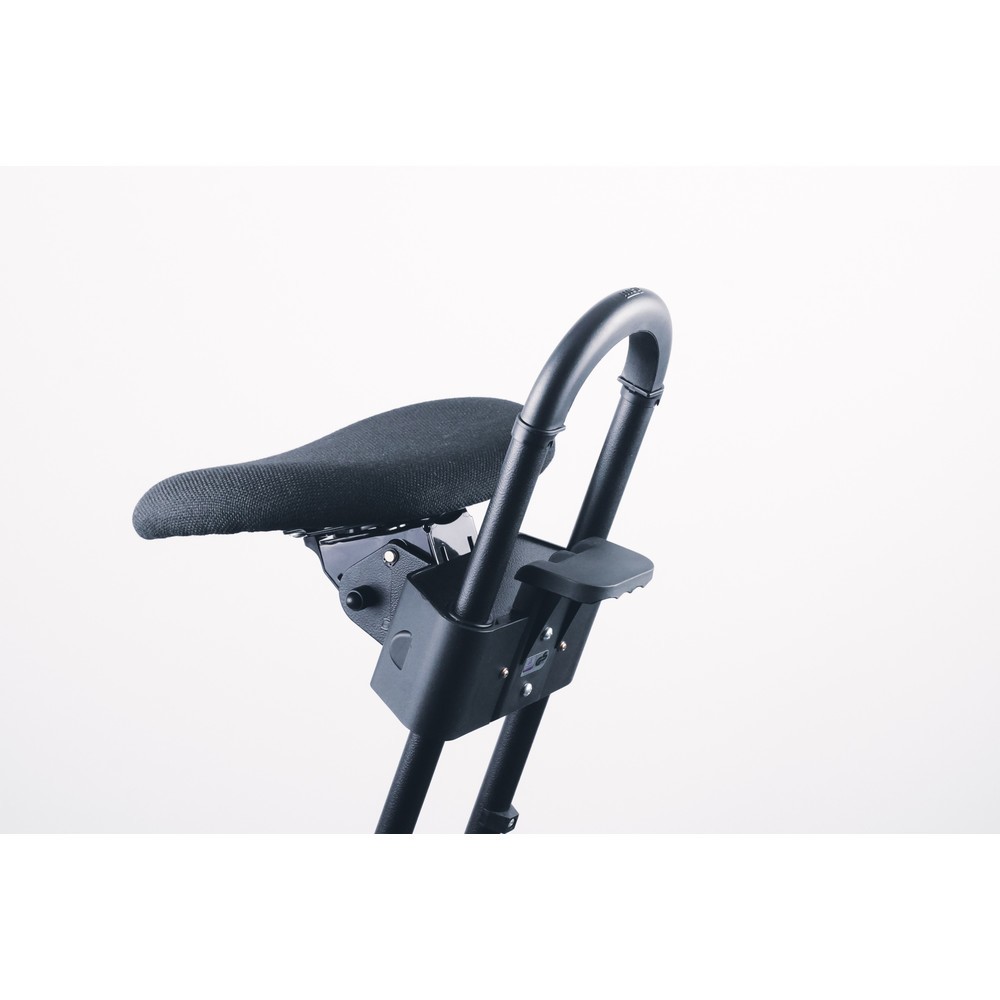 Produktabbildung Nr. 4: meychair Stehhilfe mit Rollen, Stoffpolster, Sitzhöhe 610-860 mm, Bodengleiter, Standfuß