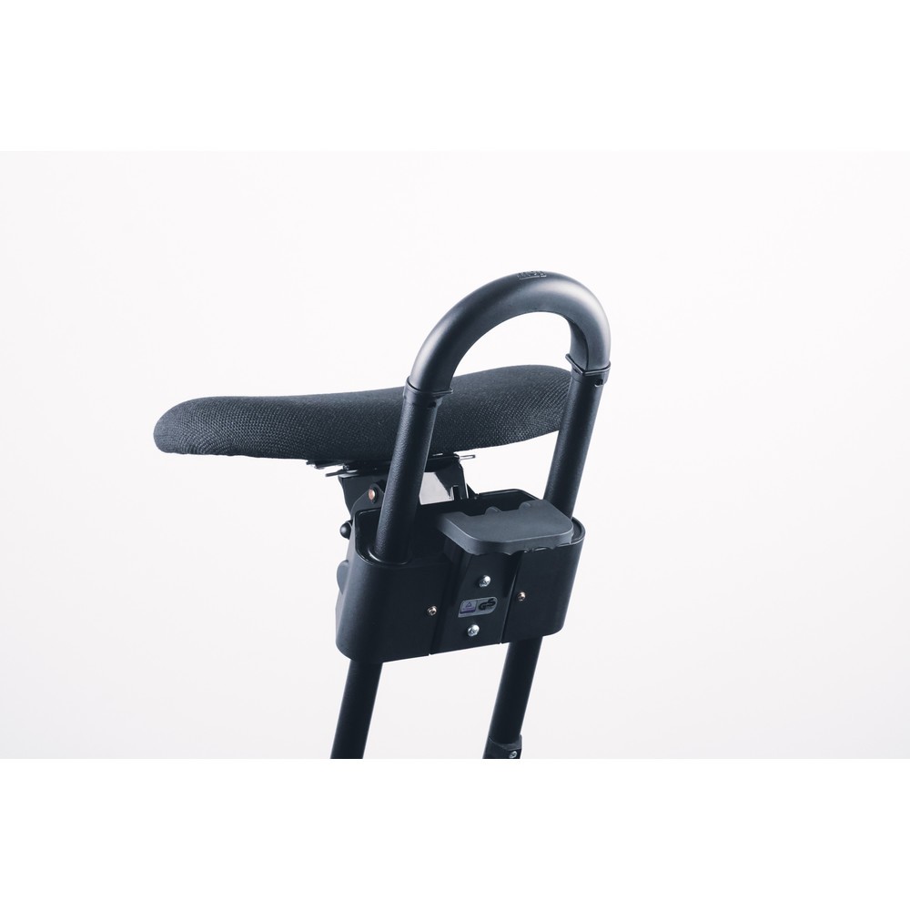 Produktabbildung Nr. 5: meychair Stehhilfe mit Rollen, Stoffpolster, Sitzhöhe 610-860 mm, Bodengleiter, Standfuß