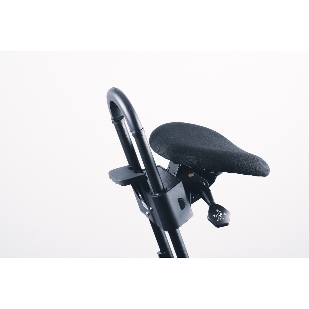 Produktabbildung Nr. 9: meychair Stehhilfe mit Rollen, Stoffpolster, Sitzhöhe 610-860 mm, Bodengleiter, Standfuß
