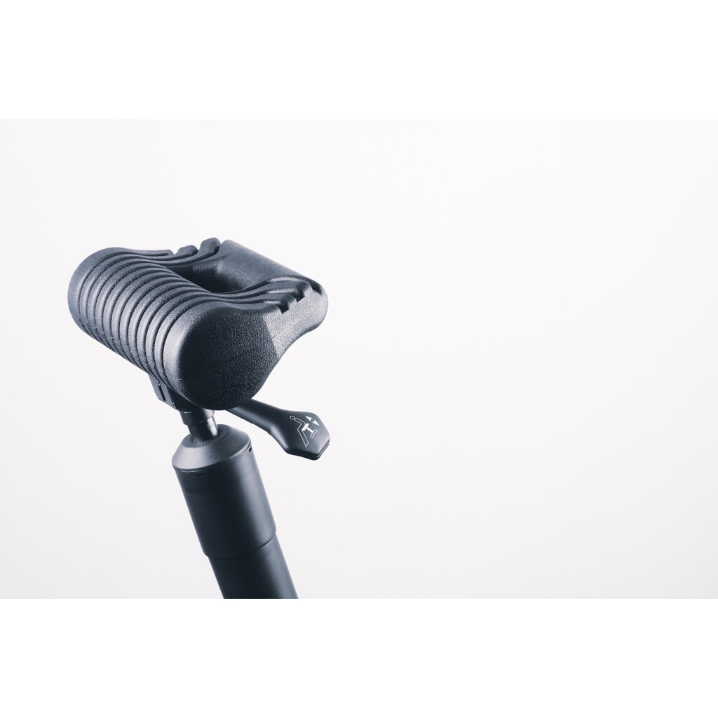 meychair Stehhilfe, PU-Rundsitz, Sitzhöhe 630-840 mm, Gabel-Standfuß, Tragegriff, ESD Produktabbildung Nr. 10: meychair Stehhilfe, PU-Rundsitz, Sitzhöhe 630-840 mm, Gabel-Standfuß, Tragegriff, ESD