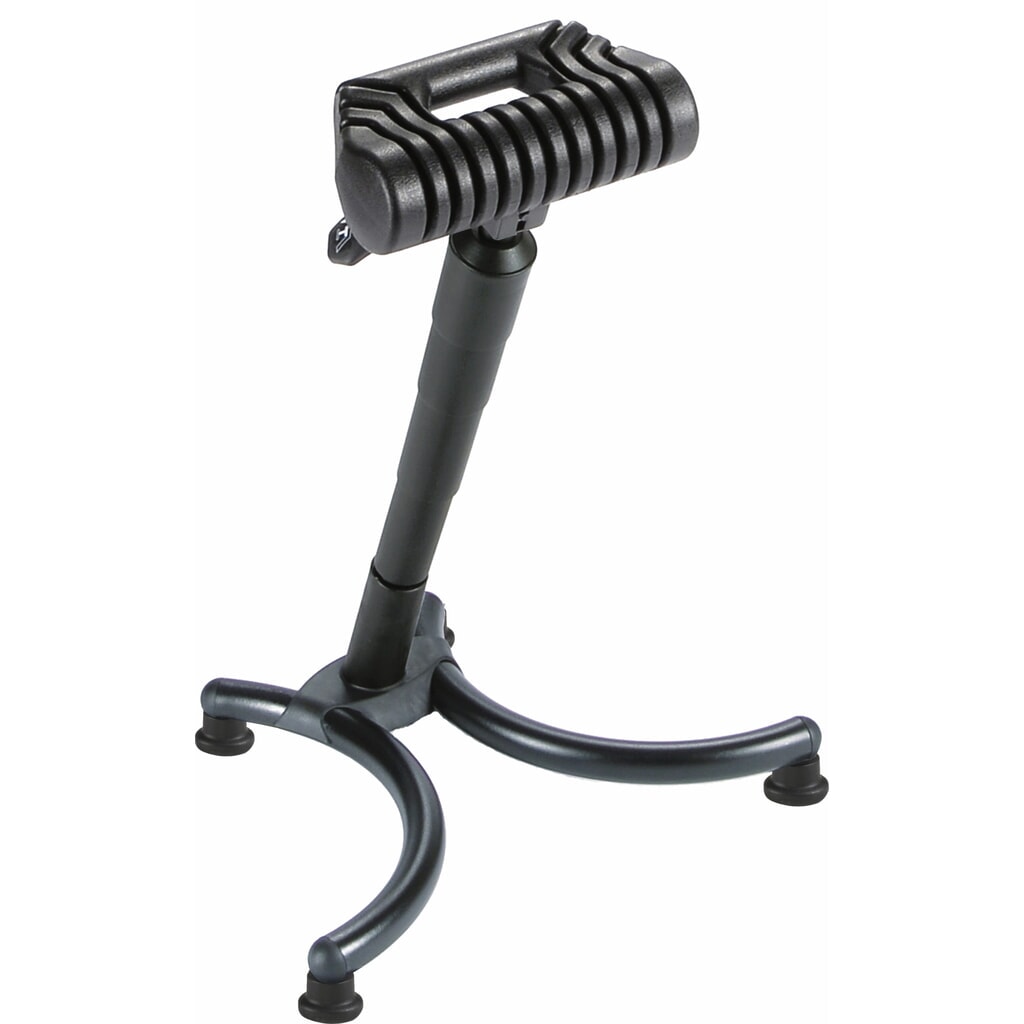 Produktabbildung Nr. 1: meychair Stehhilfe, PU-Rundsitz, Sitzhöhe 630-840 mm, Gabel-Standfuß, Tragegriff, ESD