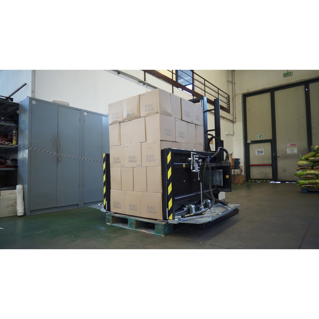 Produktabbildung Nr. 8: Toppy Mobiler Palettenwechsler ohne Kippen, Drehen oder Wenden, Öffnung 522 - 1.213 mm, Tragkraft 1.000 kg