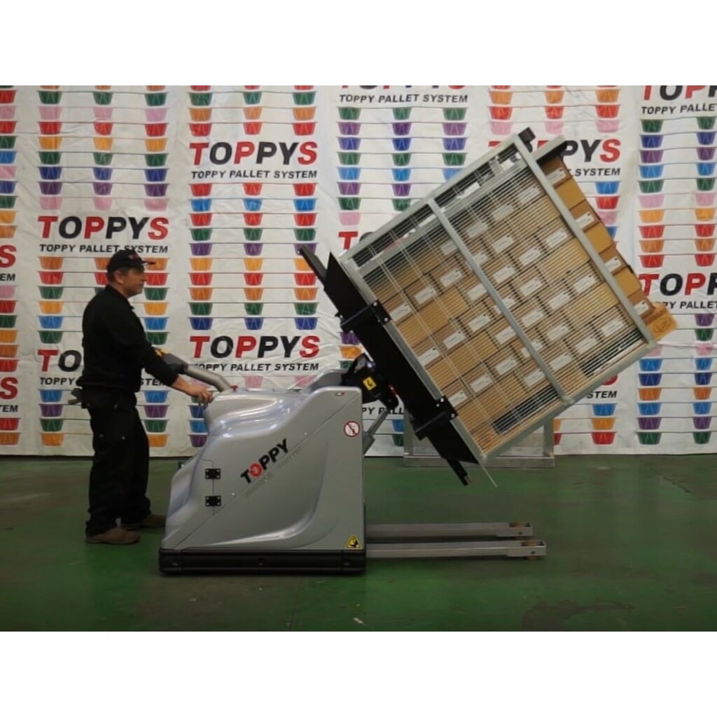 Produktabbildung Nr. 5: Toppy Mobiler Palettenwender, Öffnung 760 - 1.620 mm, TK 1.000 kg