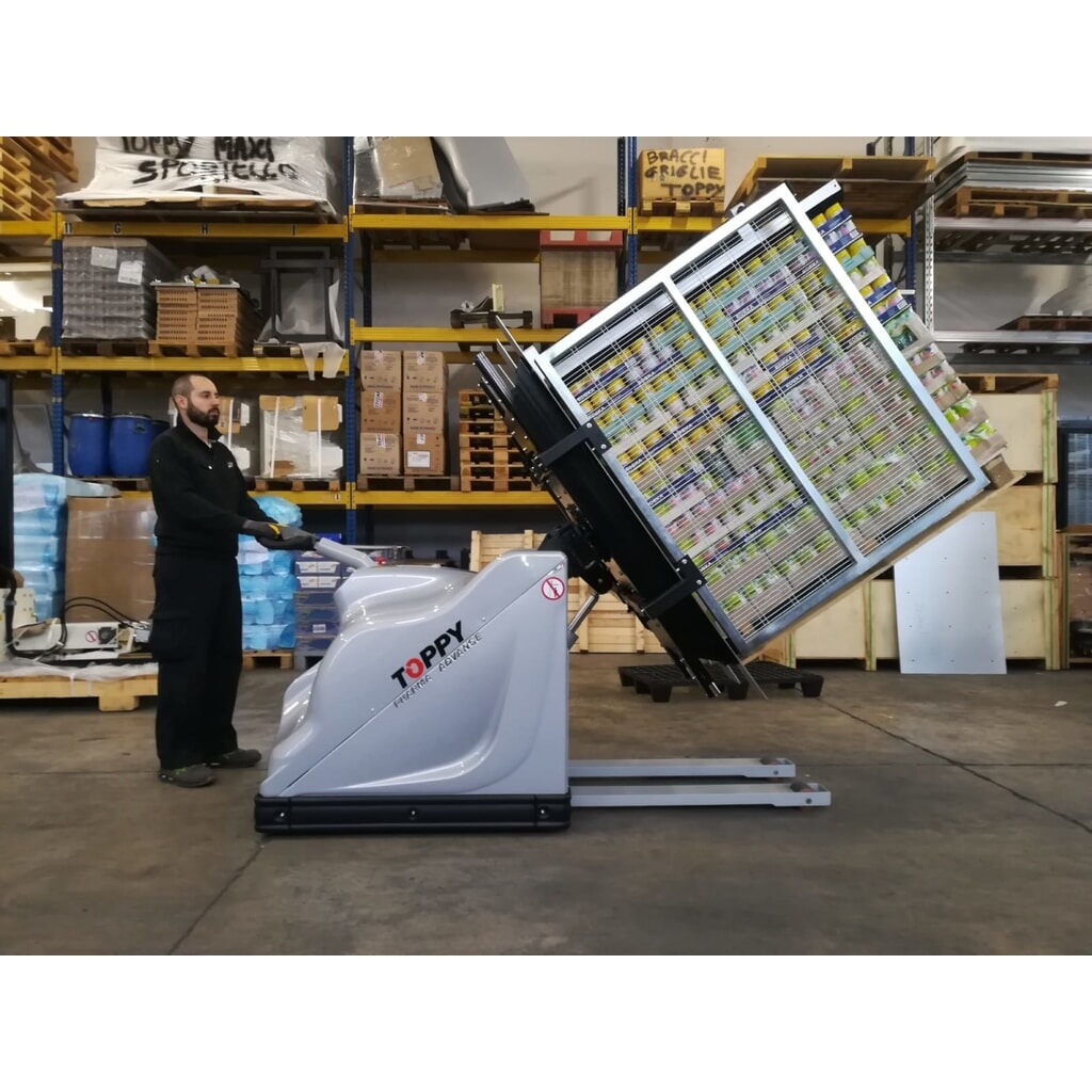 Produktabbildung Nr. 8: Toppy Mobiler Palettenwender, Öffnung 760 - 1.620 mm, TK 1.000 kg