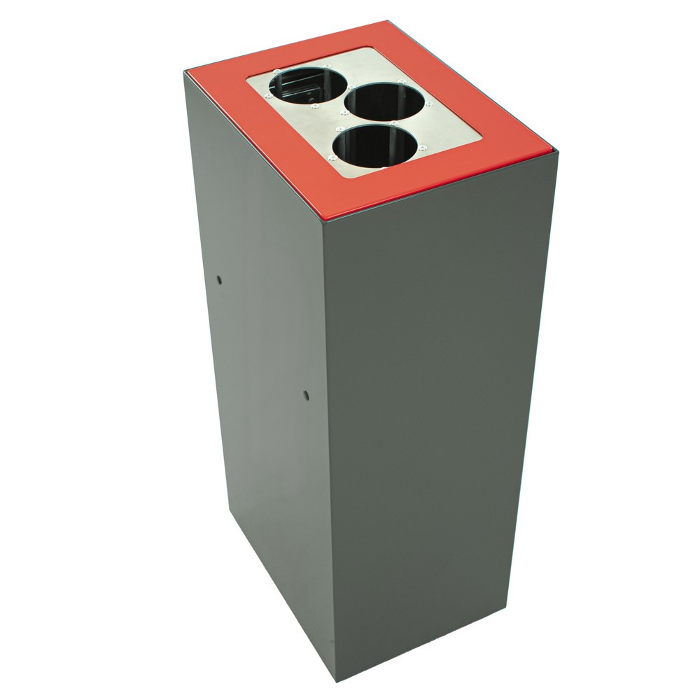 Produktabbildung Nr. 4: Modulare Abfalltrennanlage, 60 Liter, dunkelgrau