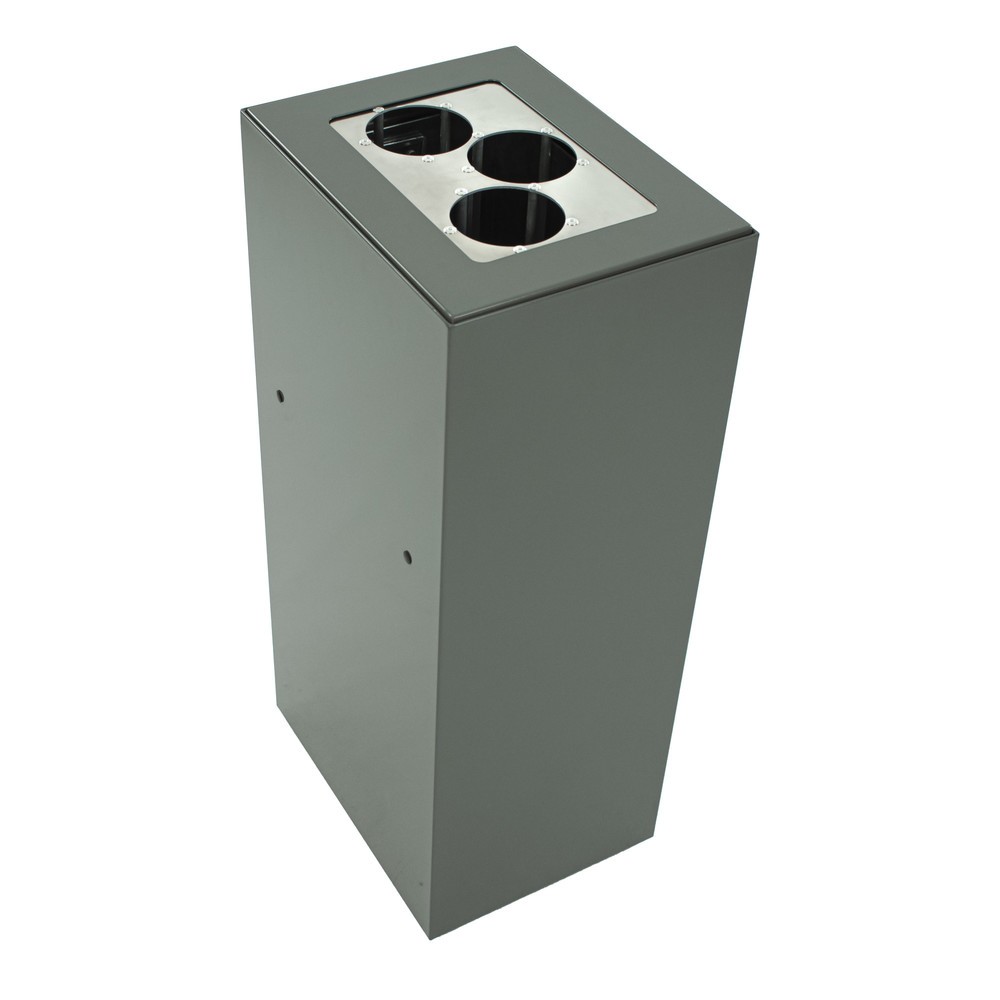 Produktabbildung Nr. 5: Modulare Abfalltrennanlage, 60 Liter, dunkelgrau