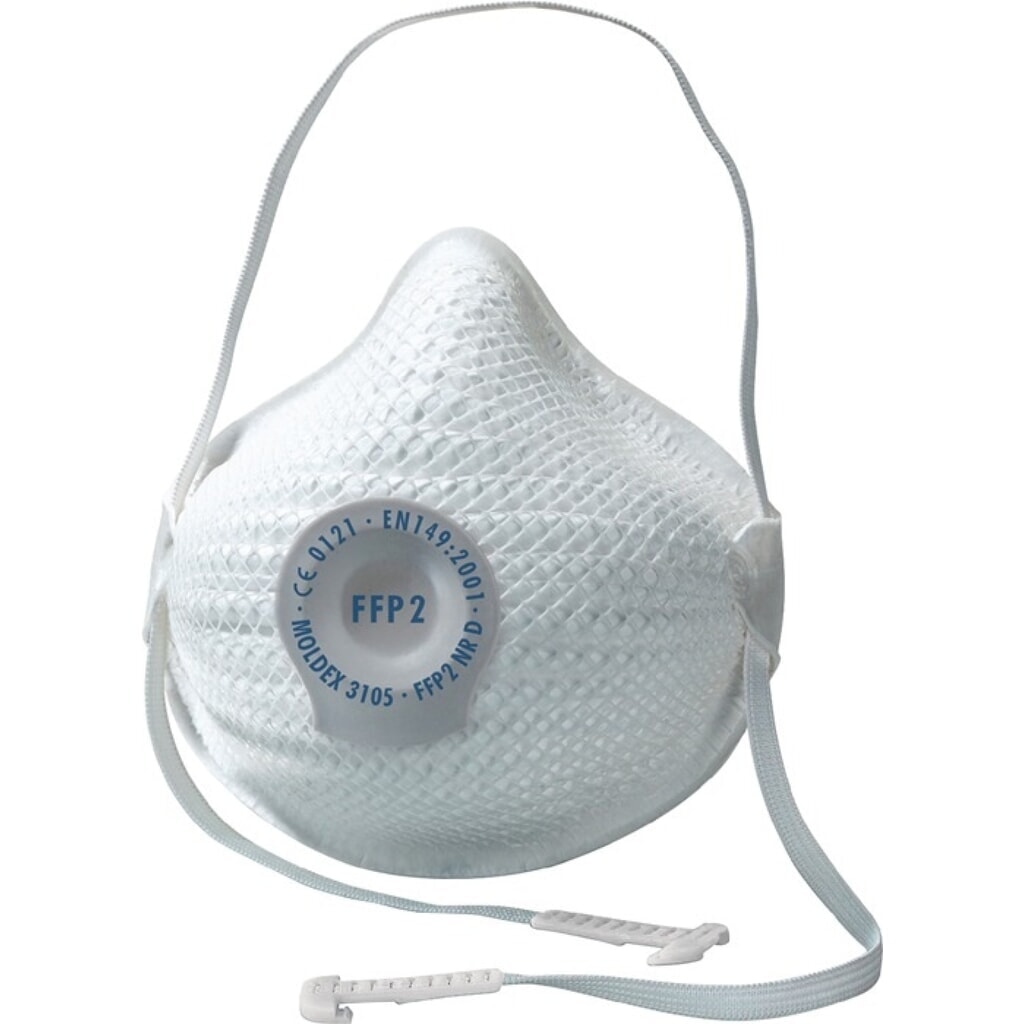 Produktabbildung: MOLDEX®Atemschutzmaske AIR 310501, mit Ausatemventil, FFP2 / V NR D, 10St./KT