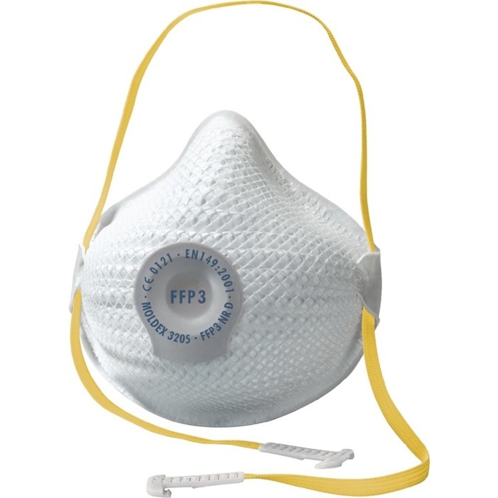 Produktabbildung: MOLDEX® Atemschutzmaske AIR 325501, mit Ausatemventil faltbar, FFP3 NR D, 10St./KT, S / M