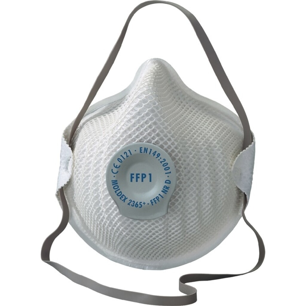 MOLDEX®Atemschutzmaske Klassiker 236515, mit Ausatemventil, FFP1 / V NR D, 20St./KT Produktabbildung: MOLDEX®Atemschutzmaske Klassiker 236515, mit Ausatemventil, FFP1 / V NR D, 20St./KT