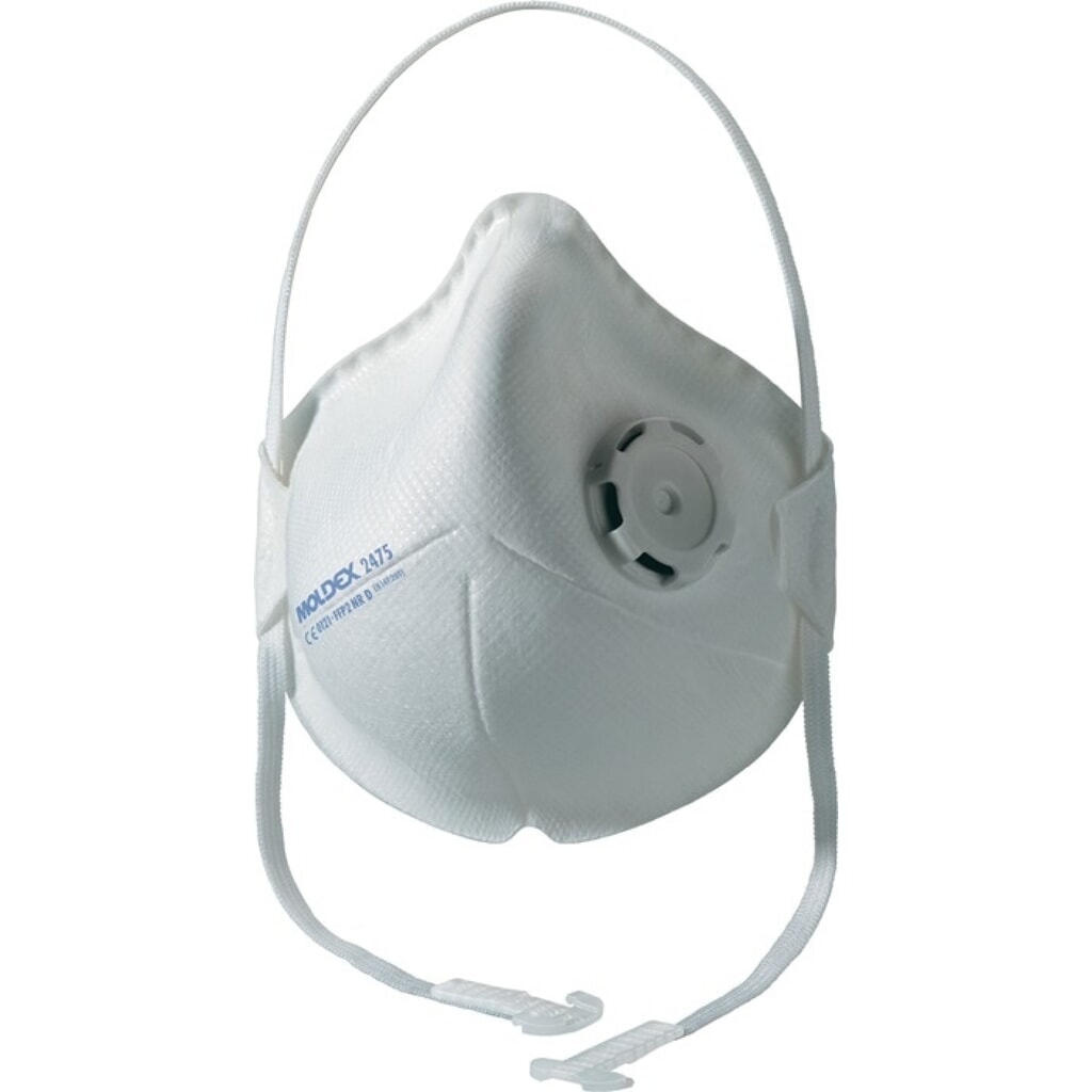 Produktabbildung: MOLDEX®Atemschutzmaske Smart Pocket® 247501, mit Ausatemventil, faltbar, FFP2 / V NR D, 10St./KT