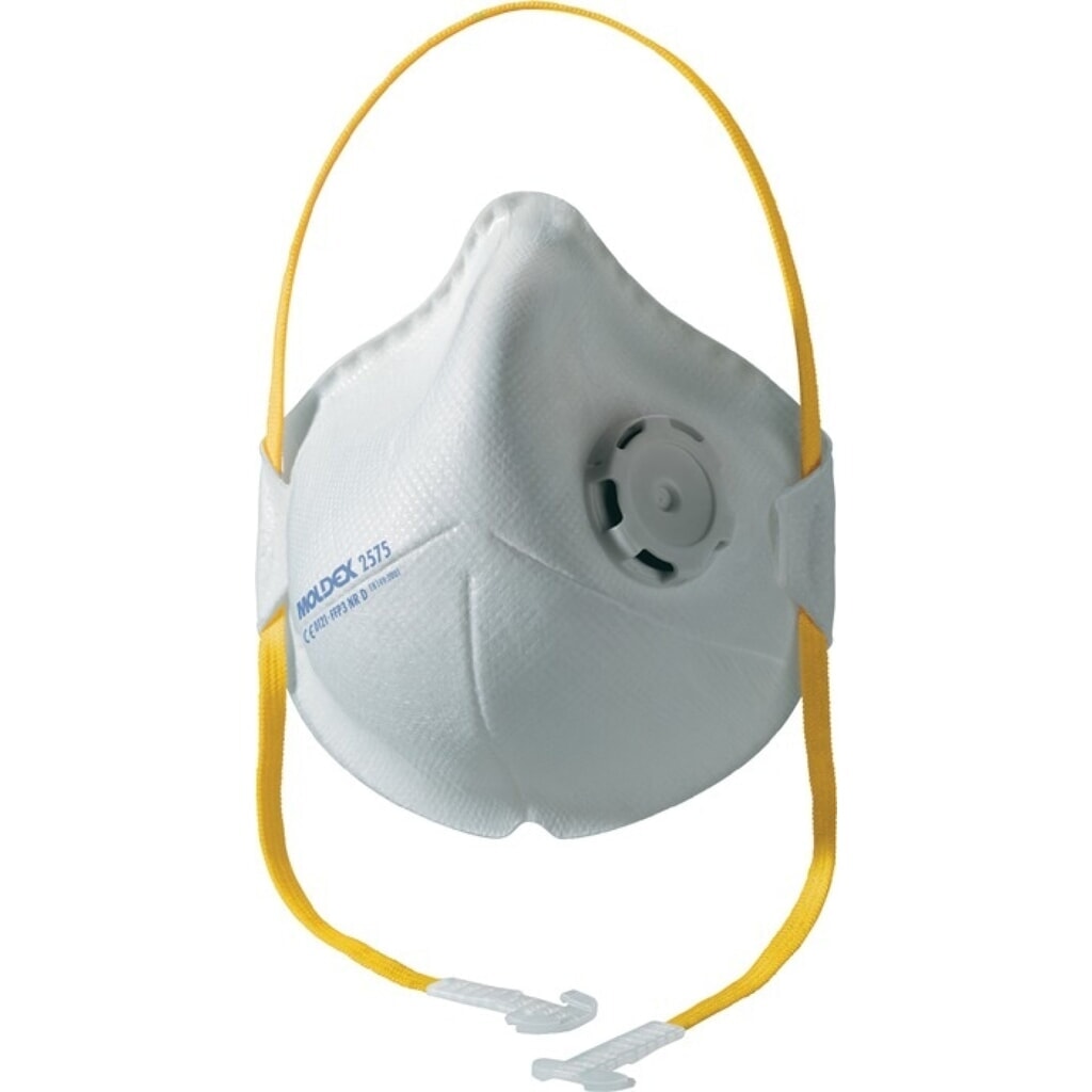 Produktabbildung: MOLDEX®Atemschutzmaske Smart Pocket® 257501, mit Ausatemventil, faltbar, FFP3 / V NR D, 10St./KT