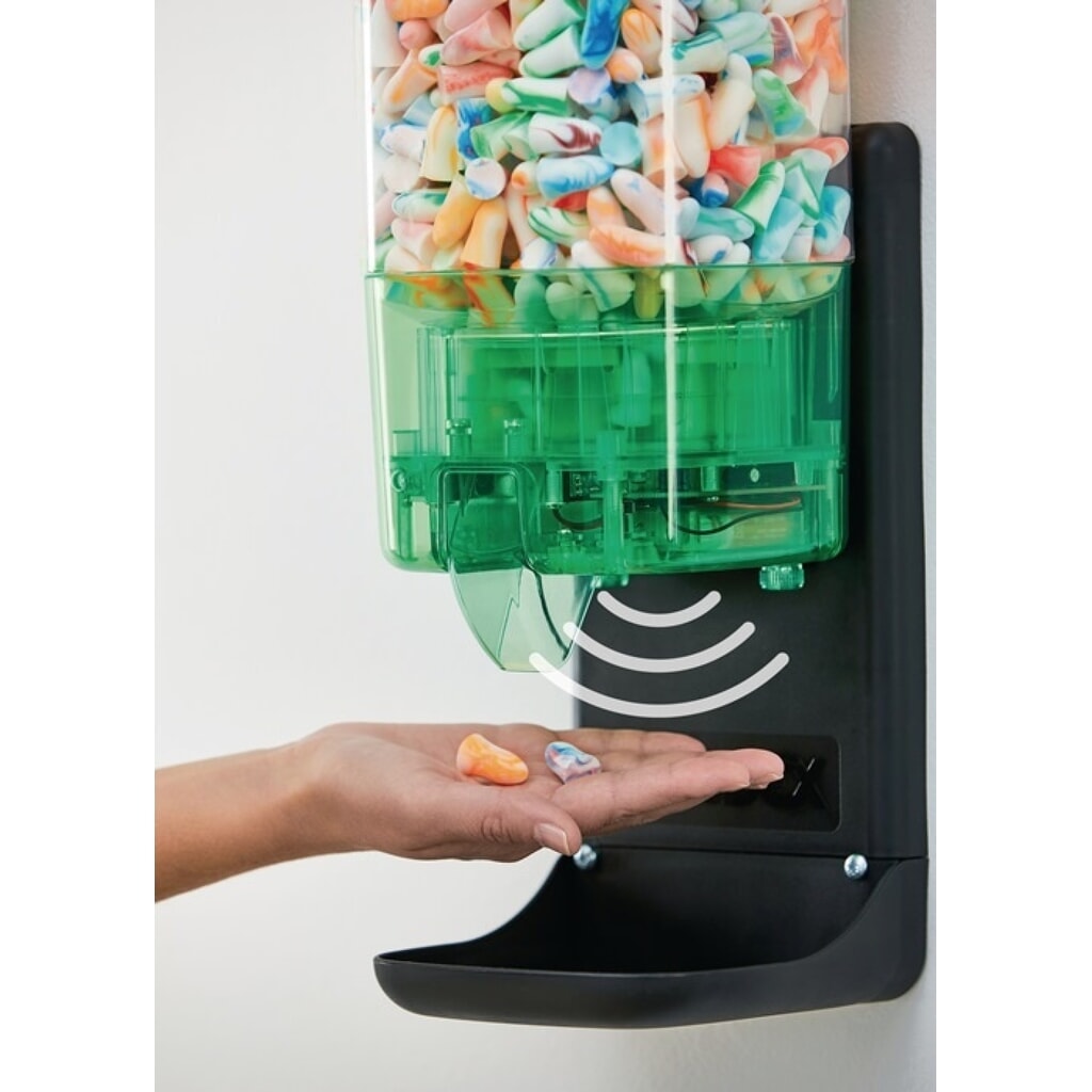 MOLDEX® Gehörschutzspender PlugStation TouchFree, mit Füllung Spark Plugs (500 Paar) Produktabbildung Nr. 4: MOLDEX® Gehörschutzspender PlugStation TouchFree, mit Füllung Spark Plugs (500 Paar)