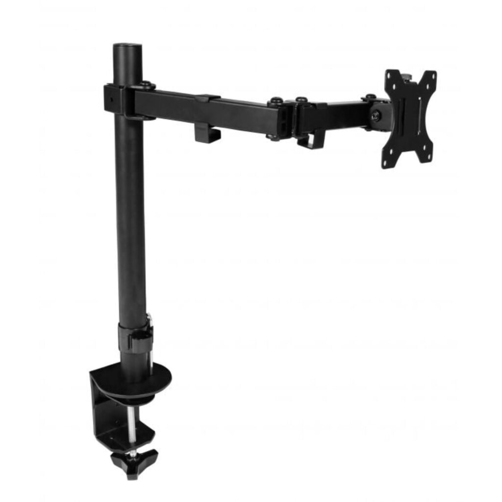 Monitorhalter für 1 Monitor, mit Kipp- und Drehfunktion, schwarz Produktabbildung: Monitorhalter für 1 Monitor, mit Kipp- und Drehfunktion, schwarz