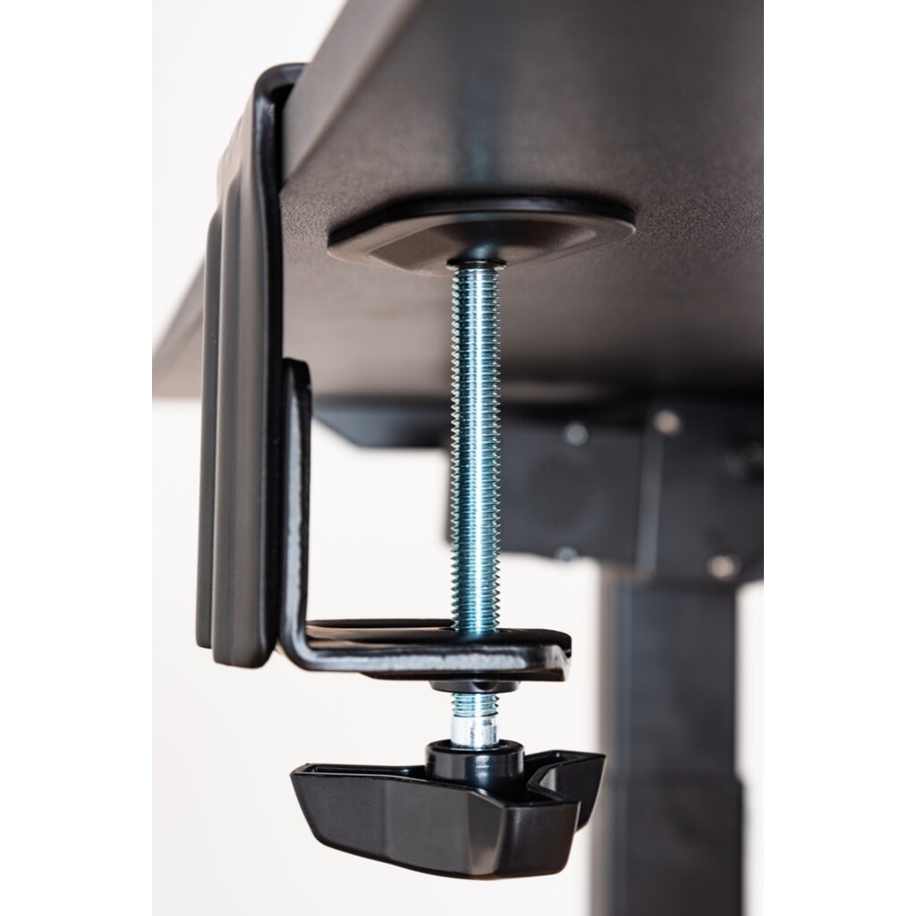 Monitorhalter für 1 Monitor, mit Kipp- und Drehfunktion, schwarz Produktabbildung Nr. 3: Monitorhalter für 1 Monitor, mit Kipp- und Drehfunktion, schwarz