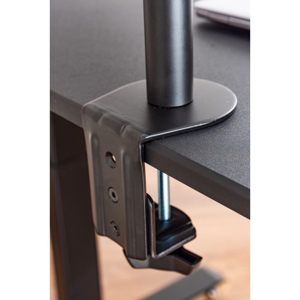 Monitorhalter für 1 Monitor, mit Kipp- und Drehfunktion, schwarz Produktabbildung Nr. 4: Monitorhalter für 1 Monitor, mit Kipp- und Drehfunktion, schwarz