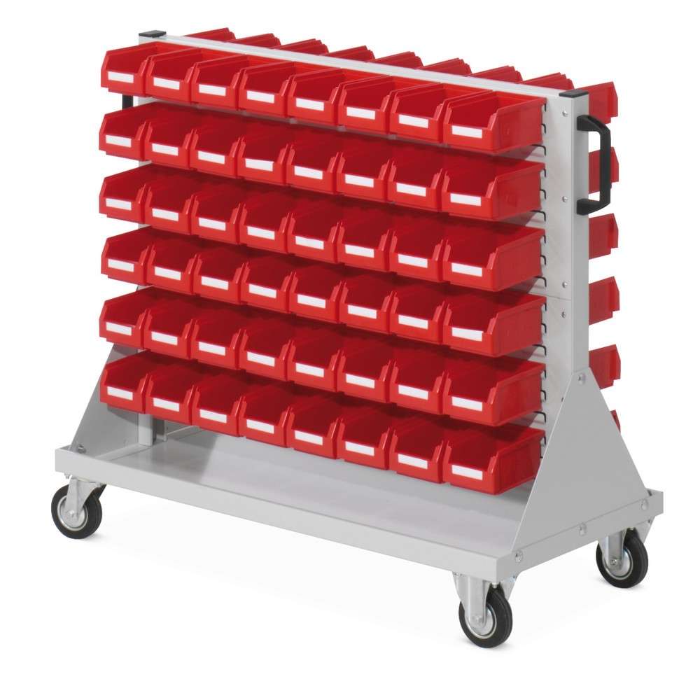 Produktabbildung: Kappes RasterPlan Montagewagen, 96 Sichtlagerkästen