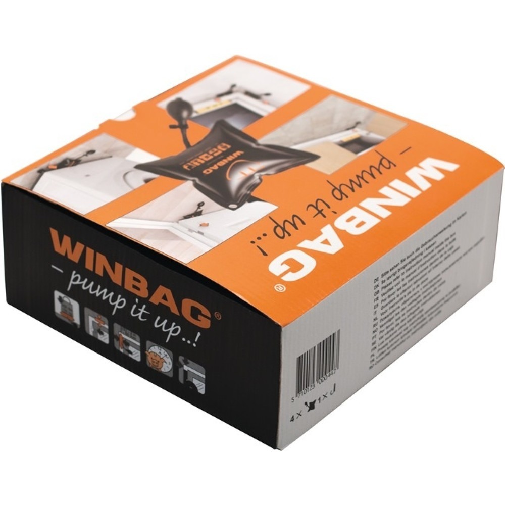 Produktabbildung Nr. 4: Montagekissen Winbag, Kunststoff schwarz, 135 kg, 4 Stück im Karton