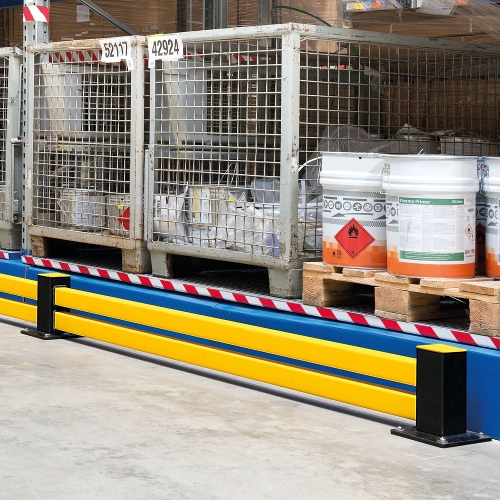 Produktabbildung Nr. 2: MORAVIA Holmsatz für Rammschutzgeländer BLACK BULL HYBRID, Innen- und Außenbereich, 1.000 mm Länge