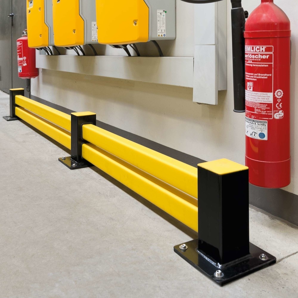 Produktabbildung Nr. 3: MORAVIA Holmsatz für Rammschutzgeländer BLACK BULL HYBRID, Innen- und Außenbereich, 1.000 mm Länge