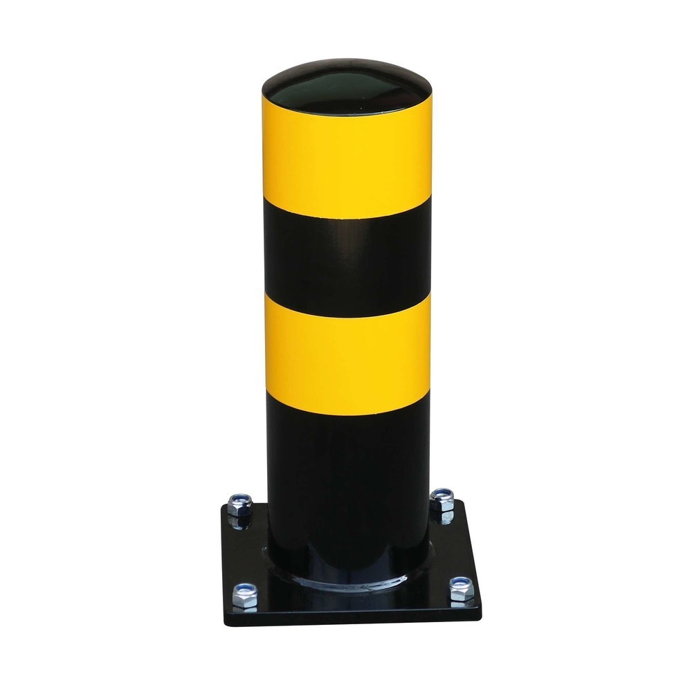 Produktabbildung Nr. 4: MORAVIA Rammschutzpoller BLACK BULL als LKW-Parkhilfe, Außenbereich, schwarz-gelb, Höhe 500 mm , Ø 159 mm
