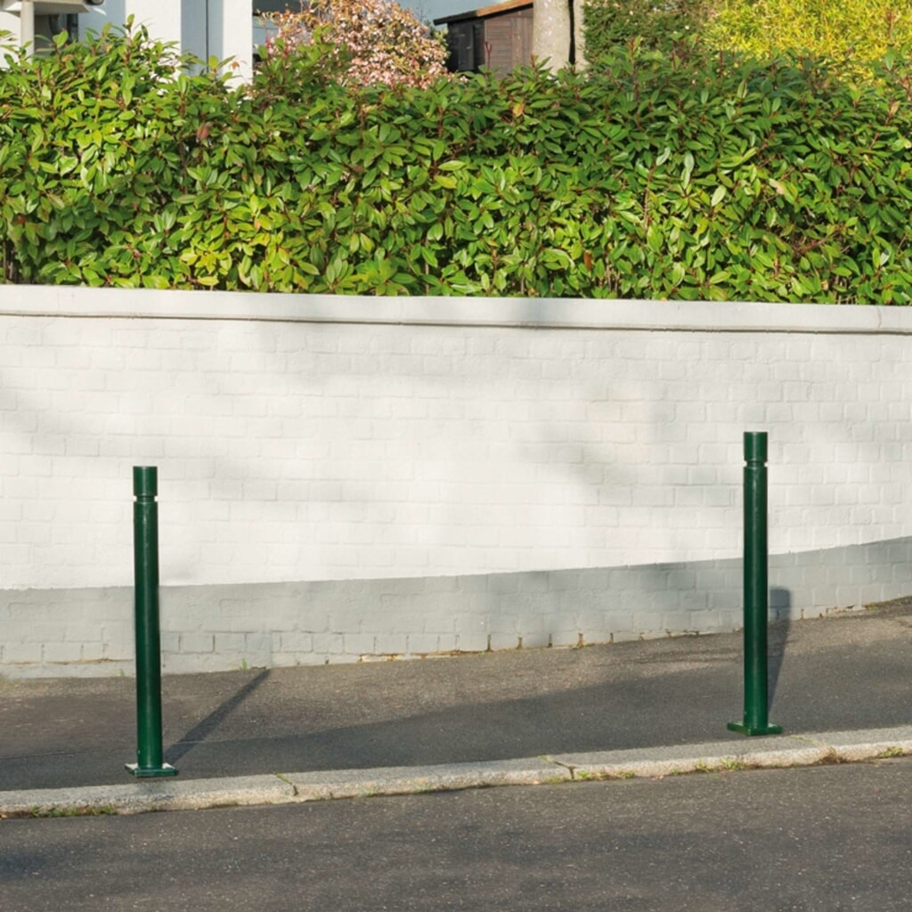 MORAVIA CITY-Poller FLEX, zum Aufdübeln, aus TPU, HxØ 1.000 x 80 mm, grün Produktabbildung Nr. 3: MORAVIA CITY-Poller FLEX, zum Aufdübeln, aus TPU, HxØ 1.000 x 80 mm, grün