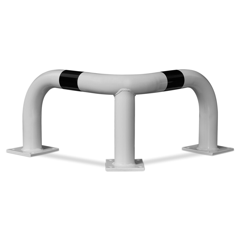 MORAVIA Rammschutzbügel, Innenbereich, winkelförmig, HxT 350 x 600 mm Produktabbildung: MORAVIA Rammschutzbügel, Innenbereich, winkelförmig, HxT 350 x 600 mm